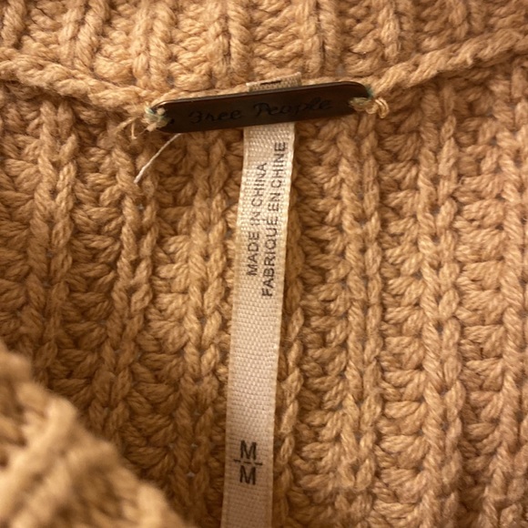 Free People Wide Neck Cropped Sweater - Picture 3 of 5